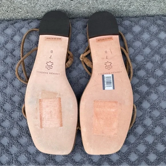 NEW Loeffler Randall Women's Eleanor
Flat cacao suede Sandals Size 7 B - Picture 6 of 6